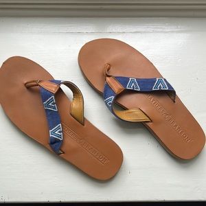 Smathers & Branson Villanova flip flops mens size 12